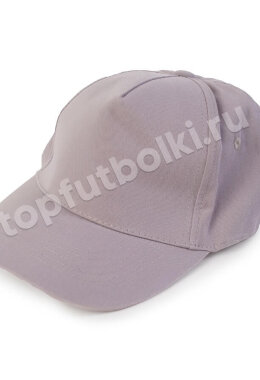 Светло-серая бейсболка Светло-серая бейсболка