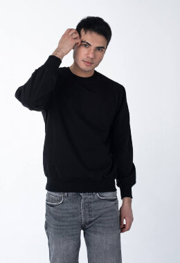 Чёрный свитшот мужской Чёрный свитшот мужской