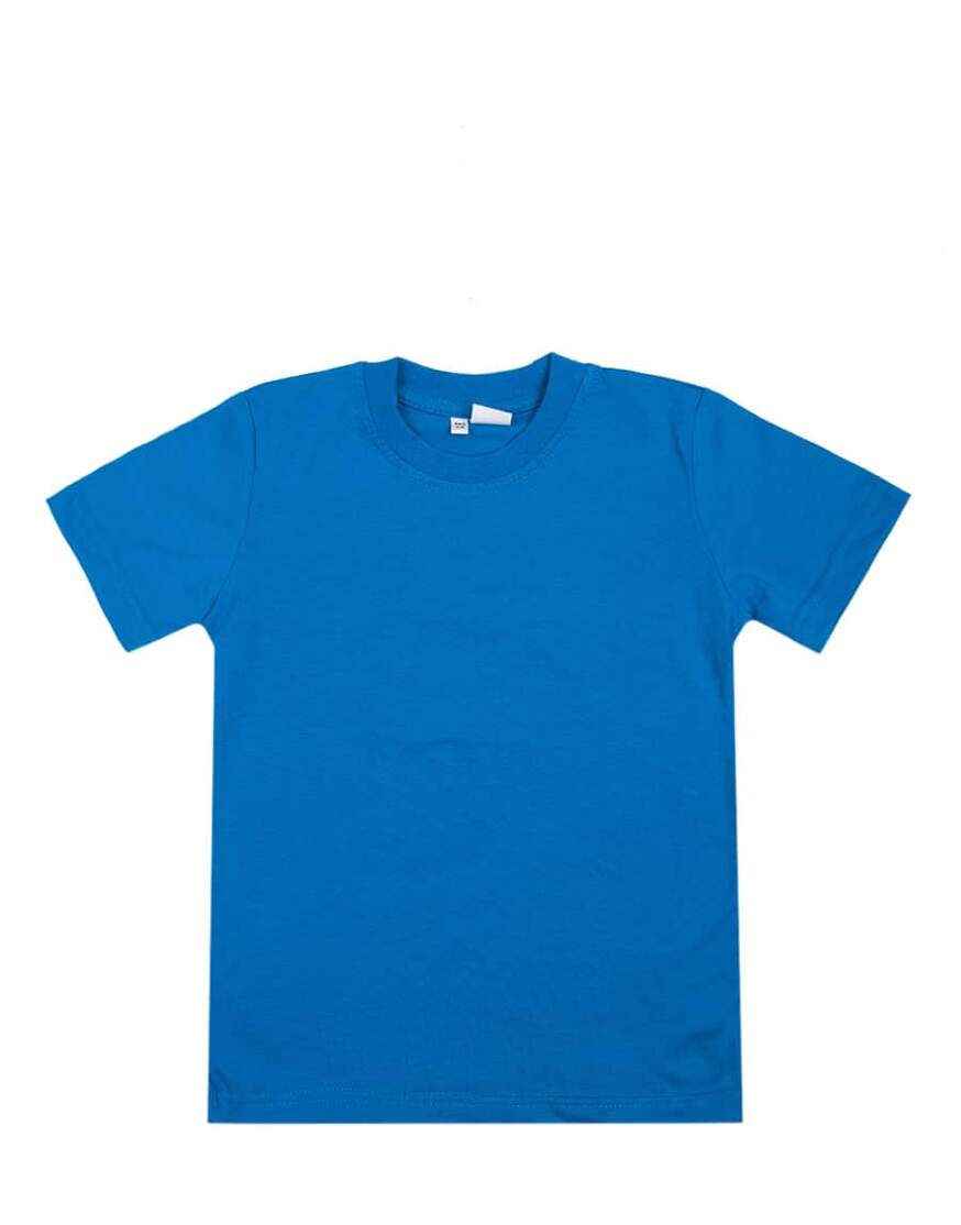 Бирюзовая детская футболка оптом